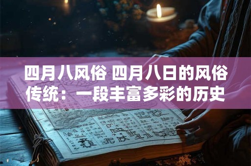 四月八风俗 四月八日的风俗传统：一段丰富多彩的历史与文化
