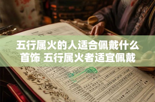 五行属火的人适合佩戴什么首饰 五行属火者适宜佩戴何种首饰