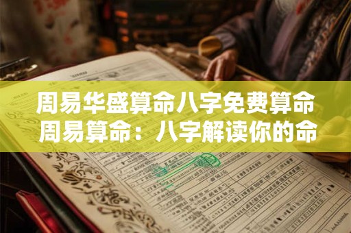 周易华盛算命八字免费算命 周易算命：八字解读你的命运密码