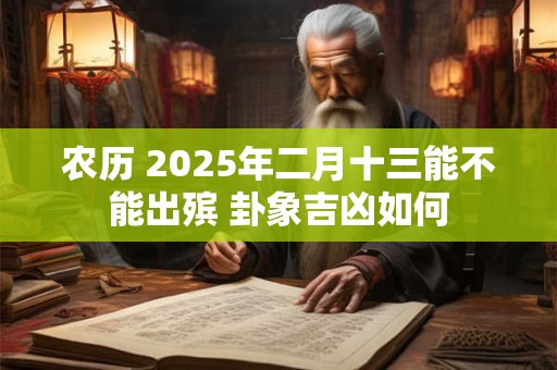 农历 2025年二月十三能不能出殡 卦象吉凶如何 农历 2025年二月十三能不能出殡 卦象吉凶如何
