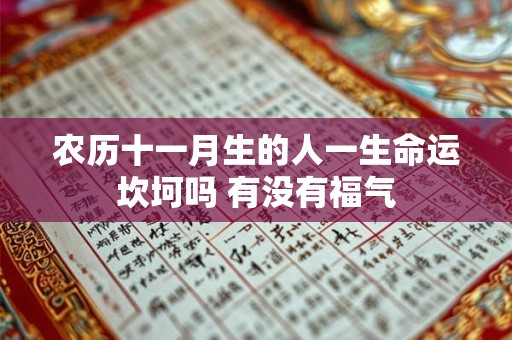 农历十一月生的人一生命运坎坷吗 有没有福气