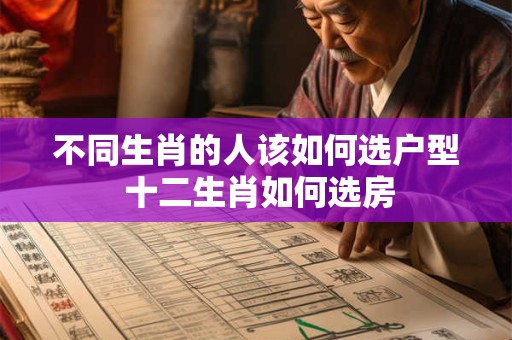 不同生肖的人该如何选户型 十二生肖如何选房 不同生肖的人该如何选户型 十二生肖如何选房