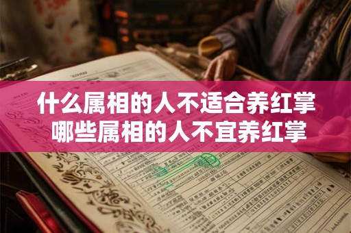 什么属相的人不适合养红掌 哪些属相的人不宜养红掌