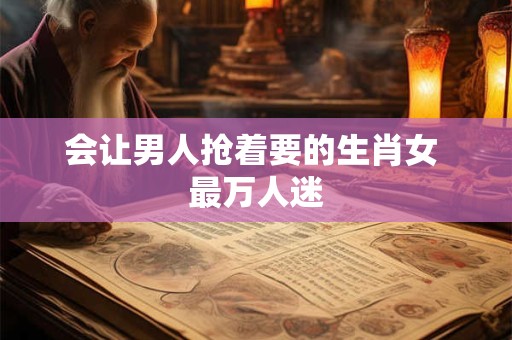 会让男人抢着要的生肖女 最万人迷