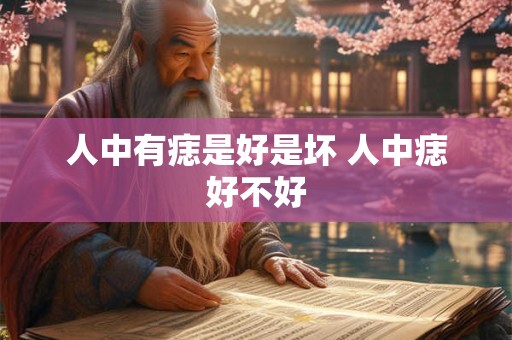 人中有痣是好是坏 人中痣好不好
