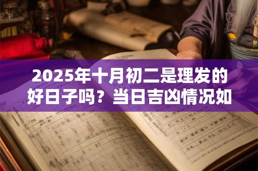 2026年十月初二是理发的好日子吗？当日吉凶情况如何