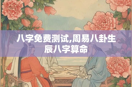 八字免费测试,周易八卦生辰八字算命