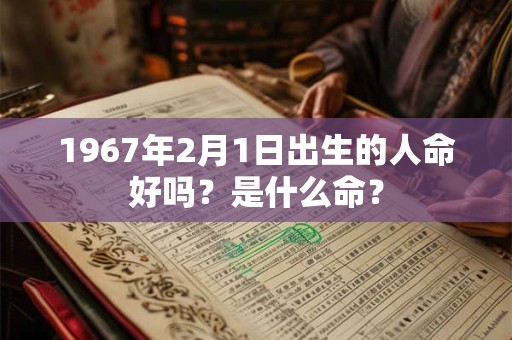 1967年2月1日出生的人命好吗？是什么命？