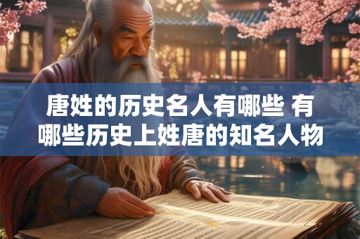 唐姓的历史名人有哪些 有哪些历史上姓唐的知名人物 唐姓的历史名人有哪些 有哪些历史上姓唐的知名人物