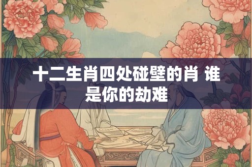 十二生肖四处碰壁的肖 谁是你的劫难