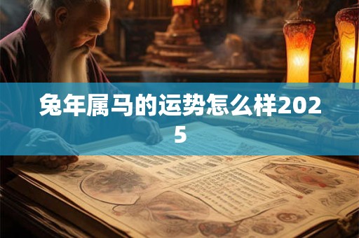 兔年属马的运势怎么样2025