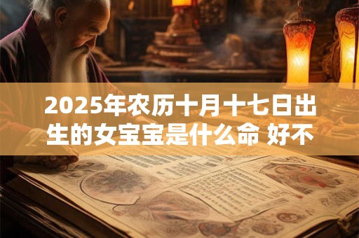 2025年农历十月十七日出生的女宝宝是什么命 好不好 2025年农历十月十七日出生的女宝宝是什么命 好不好