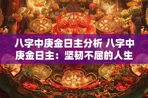 八字中庚金日主分析 八字中庚金日主：坚韧不屈的人生之旅！