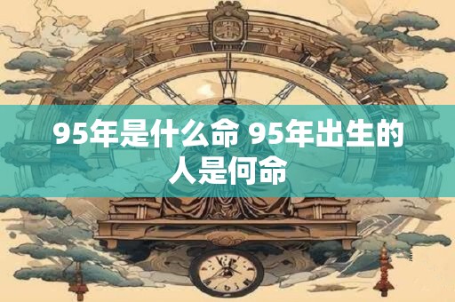 95年是什么命 95年出生的人是何命