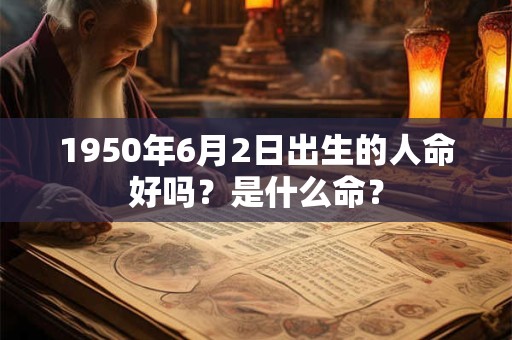 1950年6月2日出生的人命好吗？是什么命？