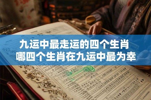 九运中最走运的四个生肖 哪四个生肖在九运中最为幸运