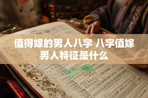 值得嫁的男人八字 八字值嫁男人特征是什么
