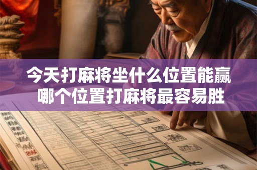 今天打麻将坐什么位置能赢 哪个位置打麻将最容易胜利