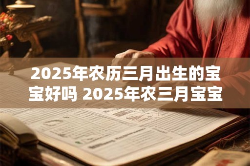 2025年农历三月出生的宝宝好吗 2025年农三月宝宝贵不贵