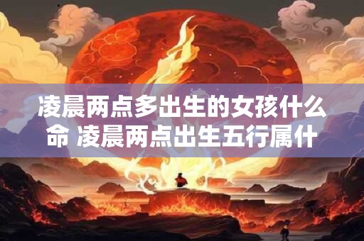 凌晨两点多出生的女孩什么命 凌晨两点出生五行属什么女