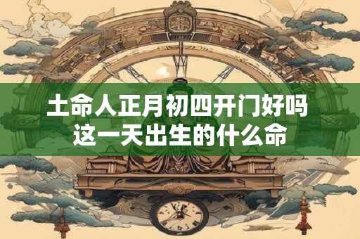 土命人正月初四开门好吗 这一天出生的什么命