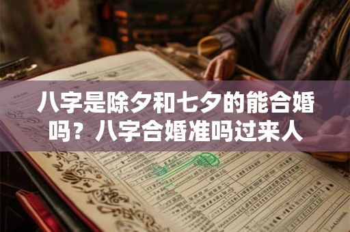 八字是除夕和七夕的能合婚吗？八字合婚准吗过来人