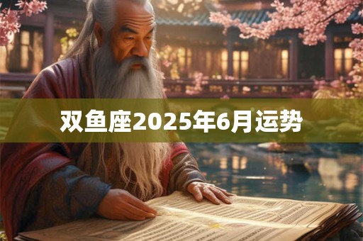 双鱼座2025年6月运势
