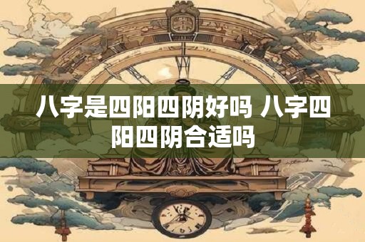 八字是四阳四阴好吗 八字四阳四阴合适吗