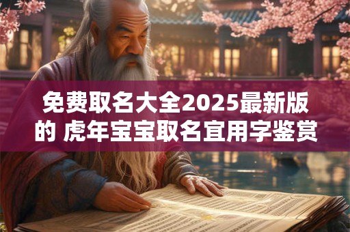 免费取名大全2025最新版的 虎年宝宝取名宜用字鉴赏