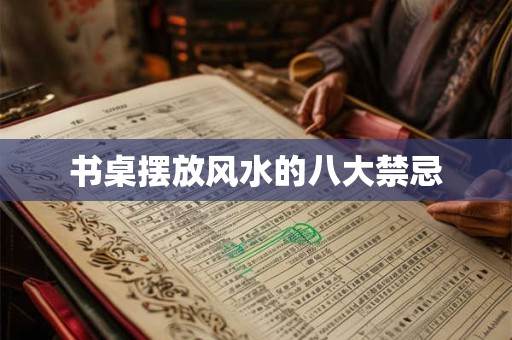 书桌摆放风水的八大禁忌