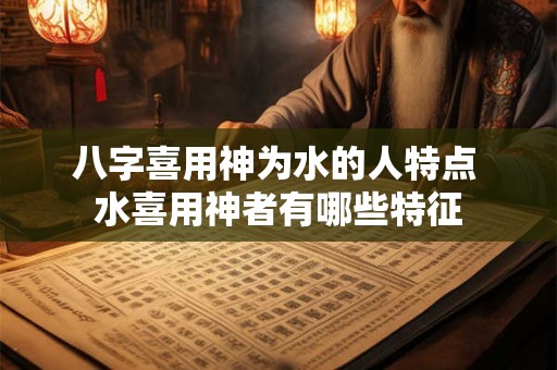 八字喜用神为水的人特点 水喜用神者有哪些特征