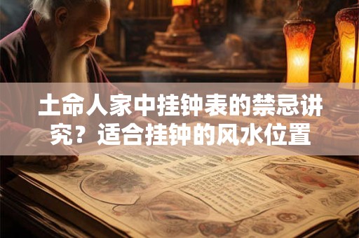 土命人家中挂钟表的禁忌讲究？适合挂钟的风水位置