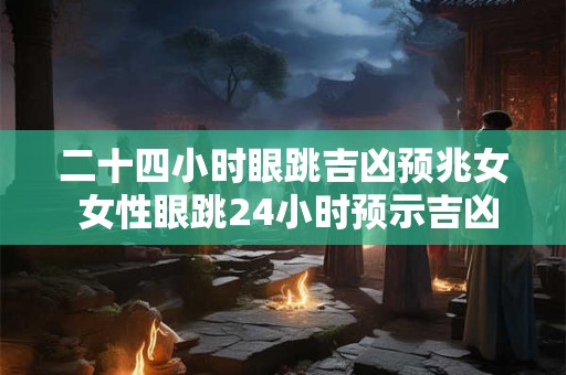 二十四小时眼跳吉凶预兆女 女性眼跳24小时预示吉凶分明 二十四小时眼跳吉凶预兆女 女性眼跳24小时预示吉凶分明