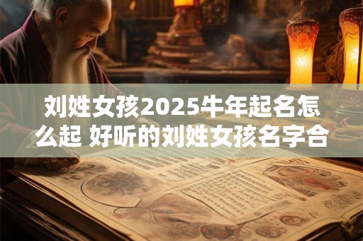 刘姓女孩2025牛年起名怎么起 好听的刘姓女孩名字合集