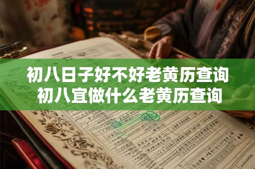 初八日子好不好老黄历查询 初八宜做什么老黄历查询