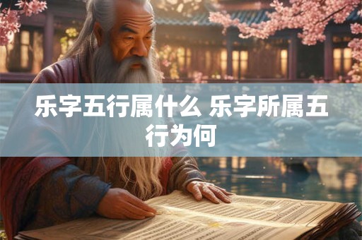乐字五行属什么 乐字所属五行为何