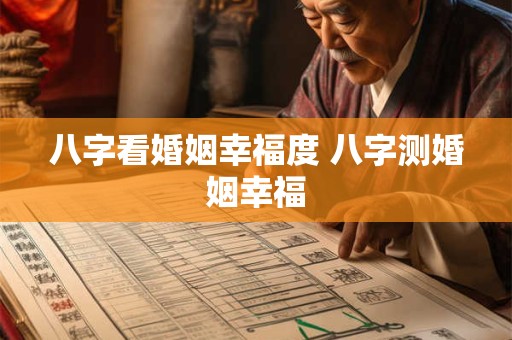 八字看婚姻幸福度 八字测婚姻幸福