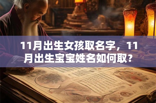 11月出生女孩取名字，11月出生宝宝姓名如何取？