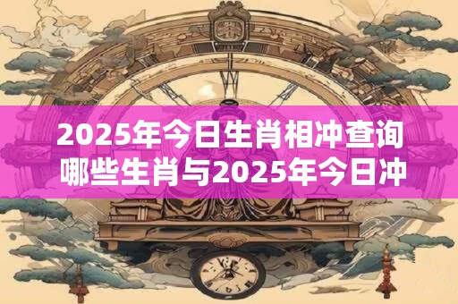 2025年今日生肖相冲查询 哪些生肖与2025年今日冲突