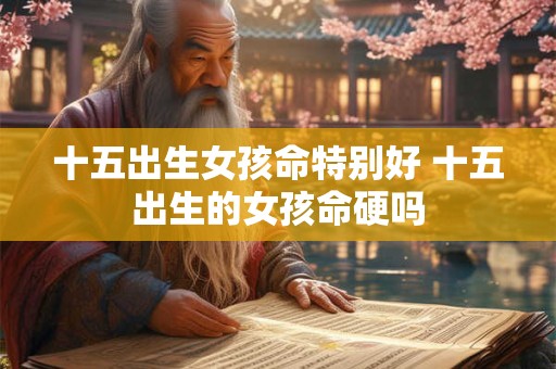十五出生女孩命特别好 十五出生的女孩命硬吗