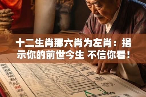 十二生肖那六肖为左肖：揭示你的前世今生 不信你看！