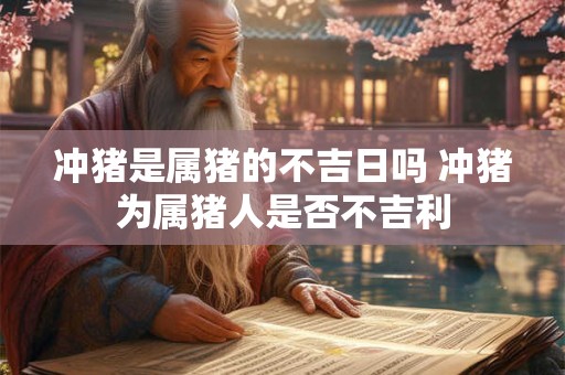冲猪是属猪的不吉日吗 冲猪为属猪人是否不吉利