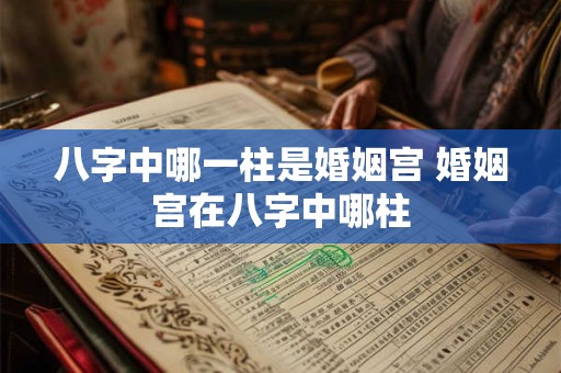 八字中哪一柱是婚姻宫 婚姻宫在八字中哪柱