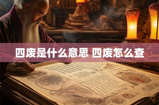 四废是什么意思 四废怎么查 四废是什么意思 四废怎么查