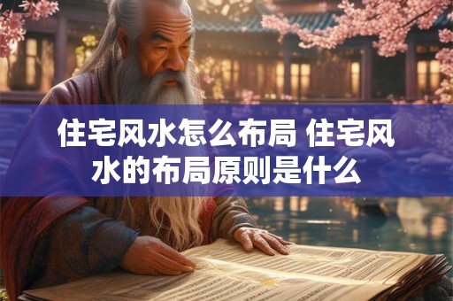 住宅风水怎么布局 住宅风水的布局原则是什么