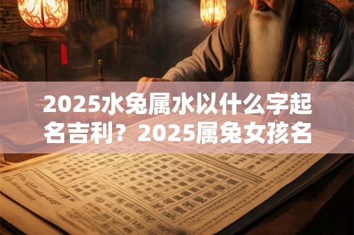 2025水兔属水以什么字起名吉利？2025属兔女孩名字洋气的