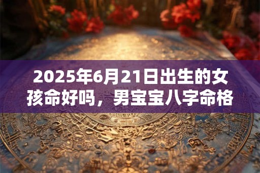 2025年6月21日出生的女孩命好吗，男宝宝八字命格