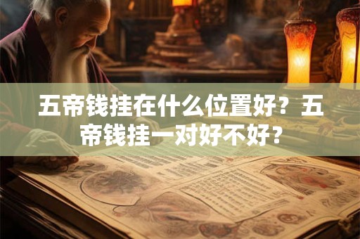 五帝钱挂在什么位置好?五帝钱挂一对好不好? 五帝钱挂在什么位置好?五帝钱挂一对好不好?