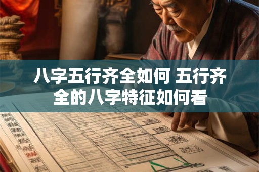 八字五行齐全如何 五行齐全的八字特征如何看