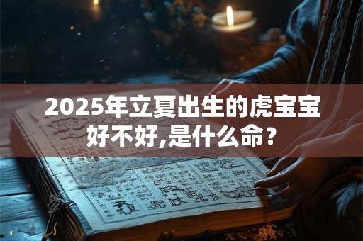 2025年立夏出生的虎宝宝好不好,是什么命？